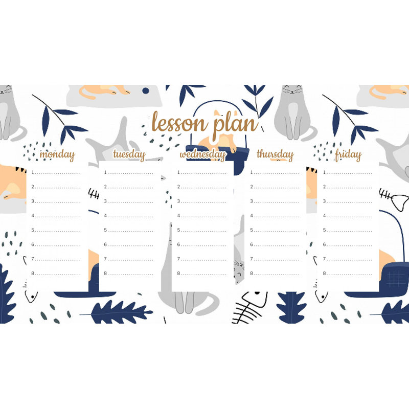 Magnetic Lesson Plan Cat Life