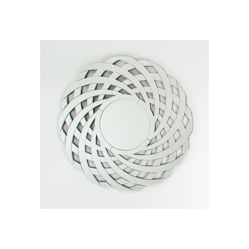 Maisha Glass Round Mirror