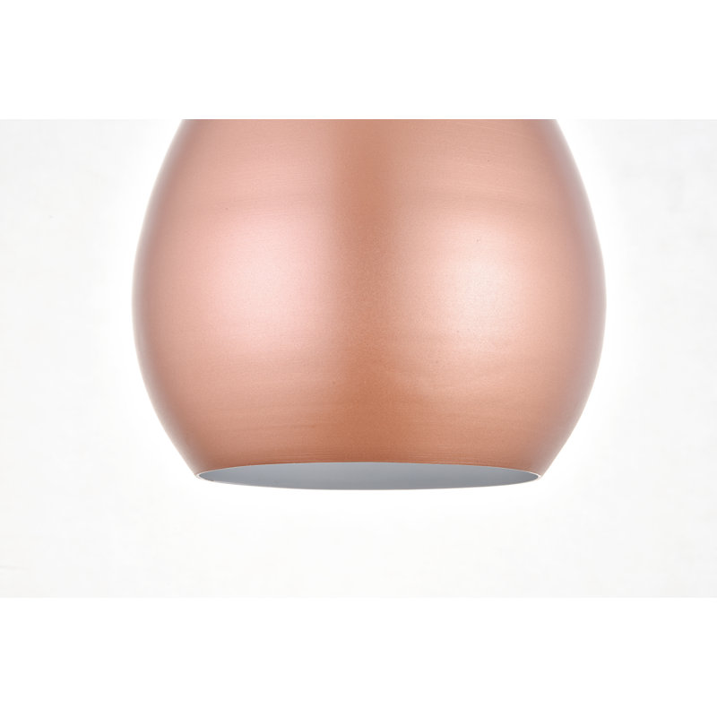 Luminaire suspendu en forme de grappe à 1 lumière Barok, Miel doré