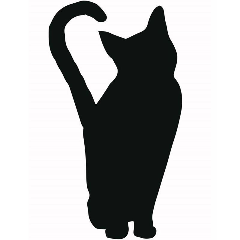 16" Black Cat Yard Silhouettes - 3 Pack