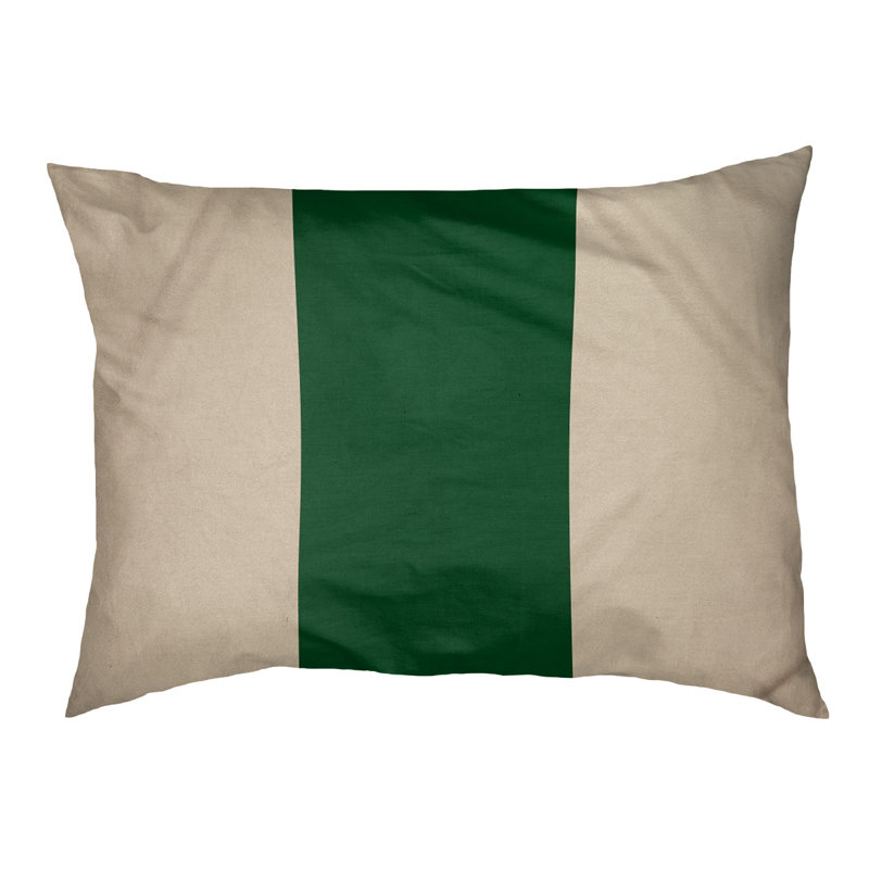 Coussin Milwaukee, Moyen (l 28 po x P 18 po x H 9,5 po), Crème City/vert/crème