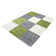 Riam Chequered Shag Area Rug