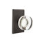 Passage Modern Disc Crystal Knob with # 3 Rose
