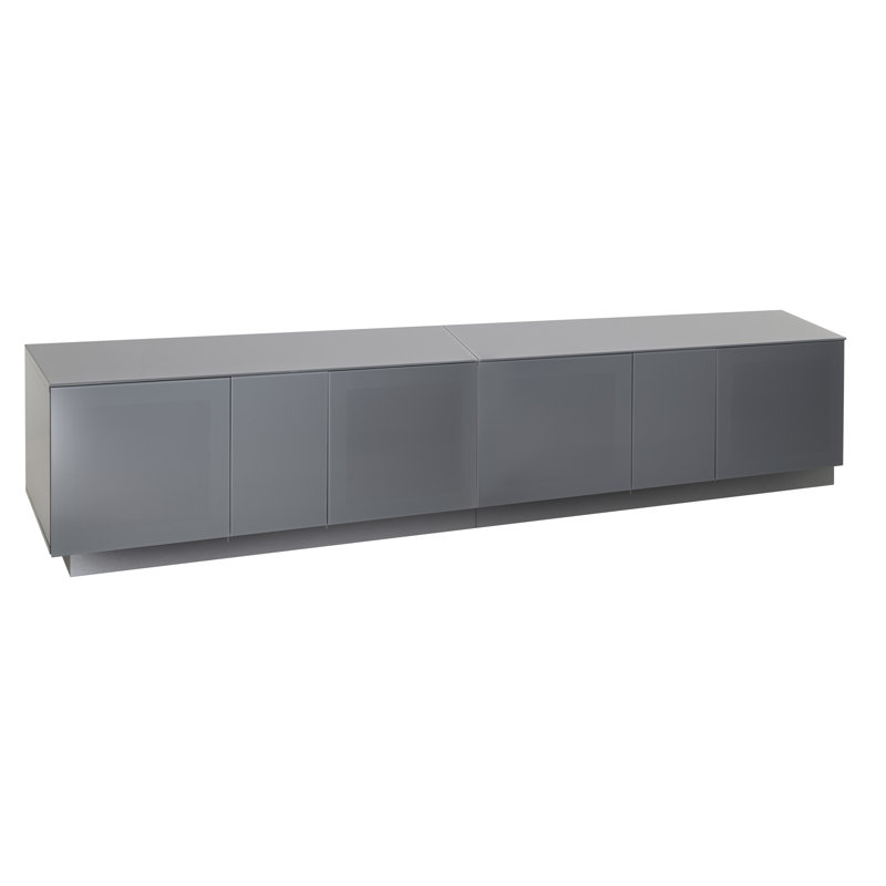 Berke Unfinished TV Stand for TVs up to 88", Grey