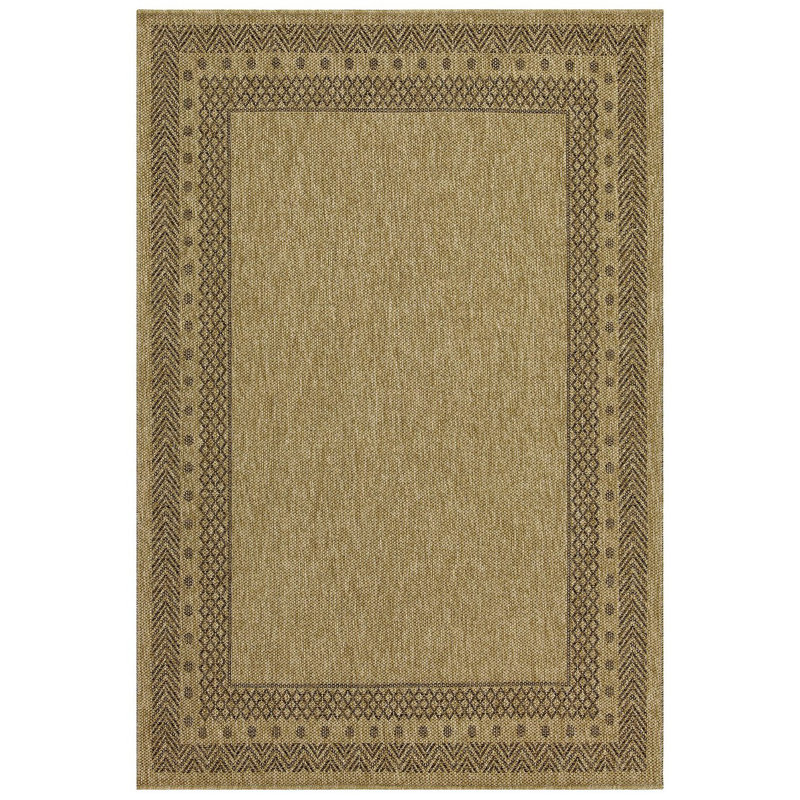 Indoor/Outdoor Area Rug, Natural/Light Brown, Runner 2'7" x 7'3"