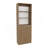 Home 2-Door Bookcase, Modern Storage Unit With Dual Doors And Multi-Tier Shelves Beige-938115814
