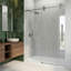 Porte de douche coulissante sans cadre avec verre transparent 3/8 po l 56-60 po x H 74 po Elan-99078379