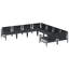 Vidaxl Garden Sofa Set 8 Pcs Anthracite Steel