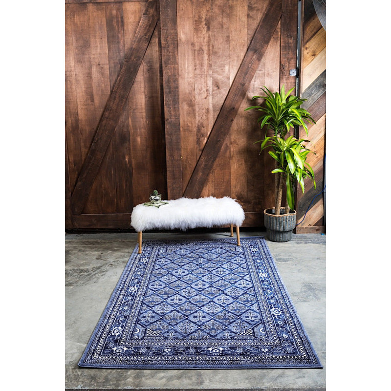 Tapis bleu Lesa, Rectangle 10 pi x 13 pi