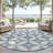 Machine Washable Indoor/Outdoor Lockway ACN2423 Geometric Rug-360322411