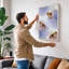 Drifting Jellyfish Coastal - Wrapped Canvas-421191538-421191550
