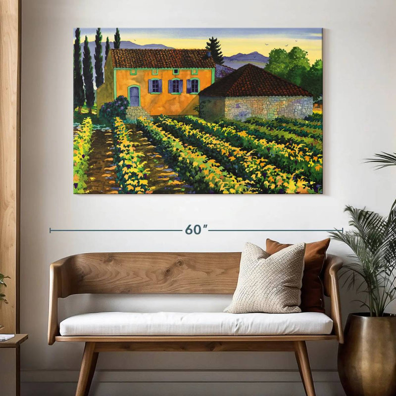 Alvord Maison Merlot, 34" H x 51" W