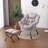 Abramson Lazy Chair, Modern Lounge Accent Chair with Armrests and a Side Pocket-119619609-89198914