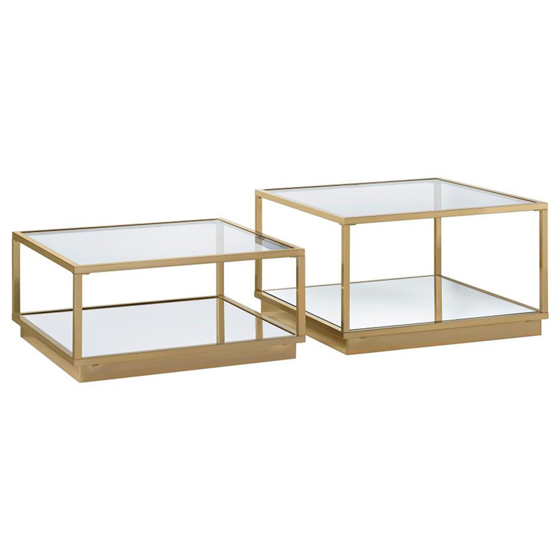Wiethey 2-piece Square Coffee Table Set
