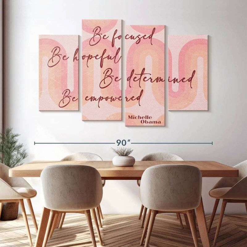 Impression sur toile de Michelle Obama, H 54 po x l 84 po x P 1,25 po