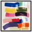 Oliver Gal Hues Entwined I Abstract - Hand-Applied Glass Coat Framed Canvas Art-396696093-396696094