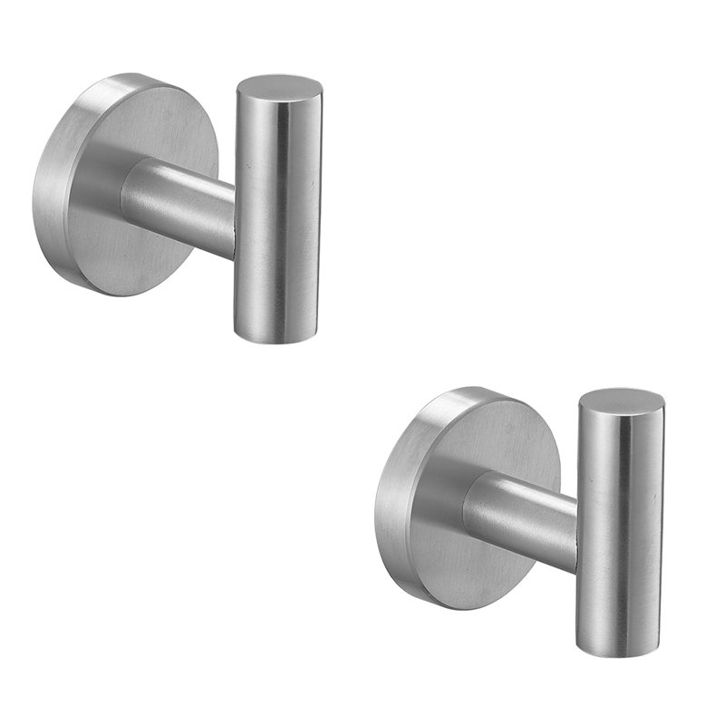 Heavy Duty Mounting Towel Hook, Brushed Nickel