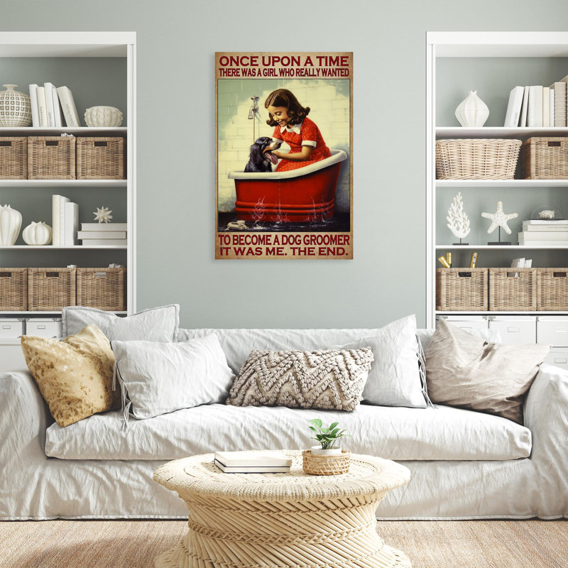 To To A Dog Groomer, impression sur toile, H 20 po x l 16 po x P 1,25 po