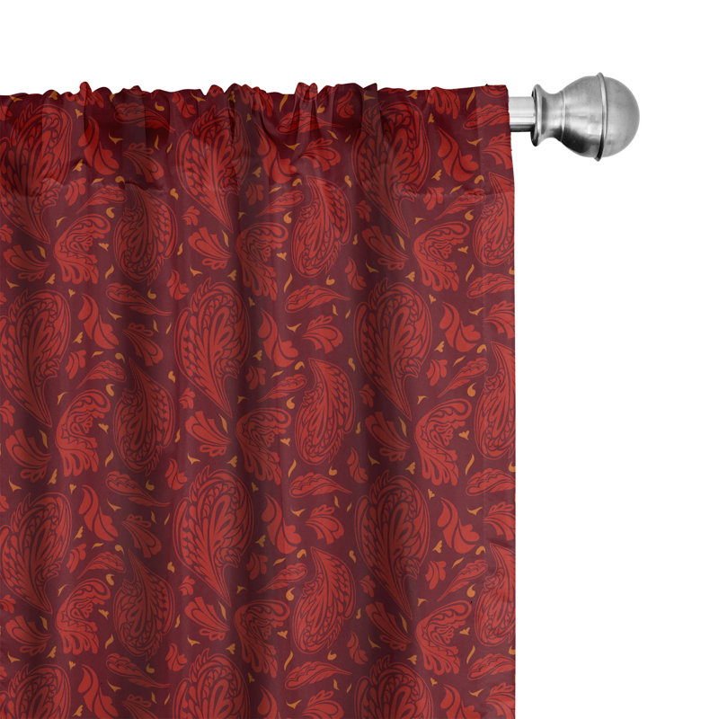 Semi-Sheer Rod Pocket Sliding Panel, 28" x 63"