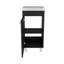 Meuble-lavabo de salle de bain avec lavabo, 1 porte, 4 pieds, 2 tablettes