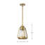 Luminaire suspendu conique à 1 lumière Iola-239980356-239980360