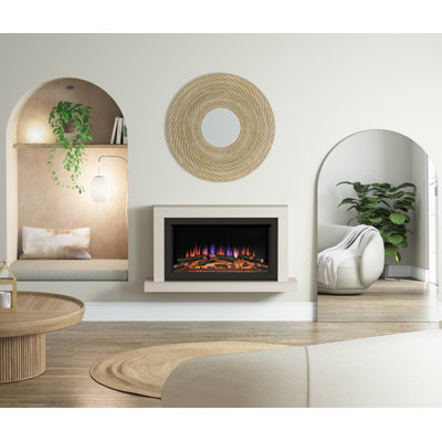 Flare Electric Fireplace with 6824.2 BTU