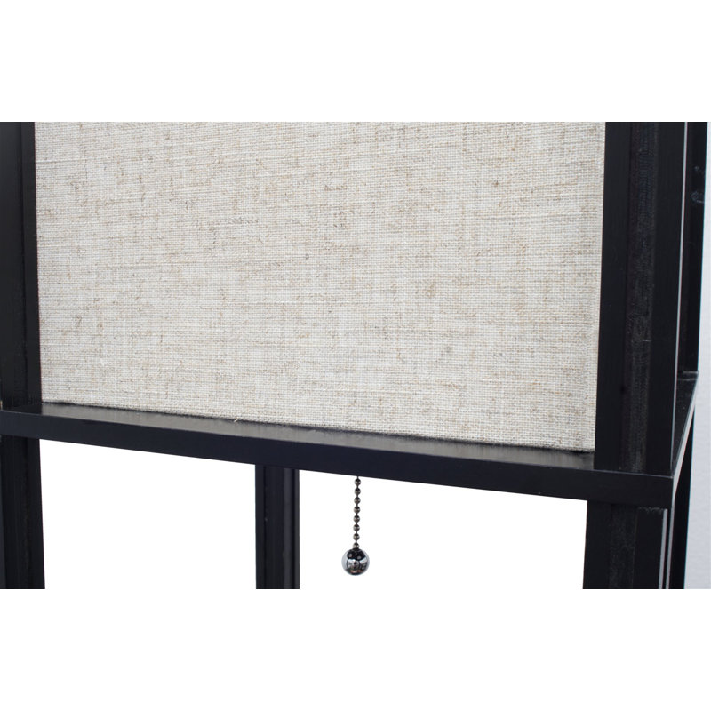 Lampe sur pied colonne 63 "Toro, Beige