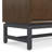 Banting 72"W Solid Wood Mid-Century Modern Low TV Stand for TVs up to 80" with 2 Cabinets and Open Shelf