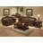 Cawthon Genuine Leather Rolled Arm Sofa-102346555