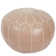 Cherise Moroccan Leather Pouf