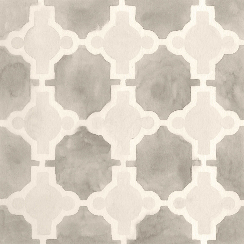 Tuile d'aquarelle neutre III, H 30 po x l 30 po x P 1,25 po