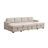 Upholstered U-Shaped Sectional Symmetrical-2081971018