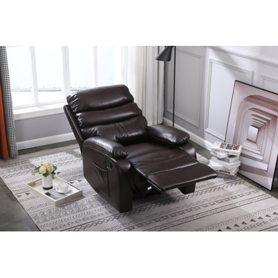 Protentis 77.5cm Wide Faux Leather Standard Recliner