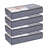Under Bed Storage 90L Stackable Shoes Organization Box with Clear Lid 2 Pack
