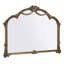 Miroir mural arqué antique avec cadre en métal Baroque-661619687