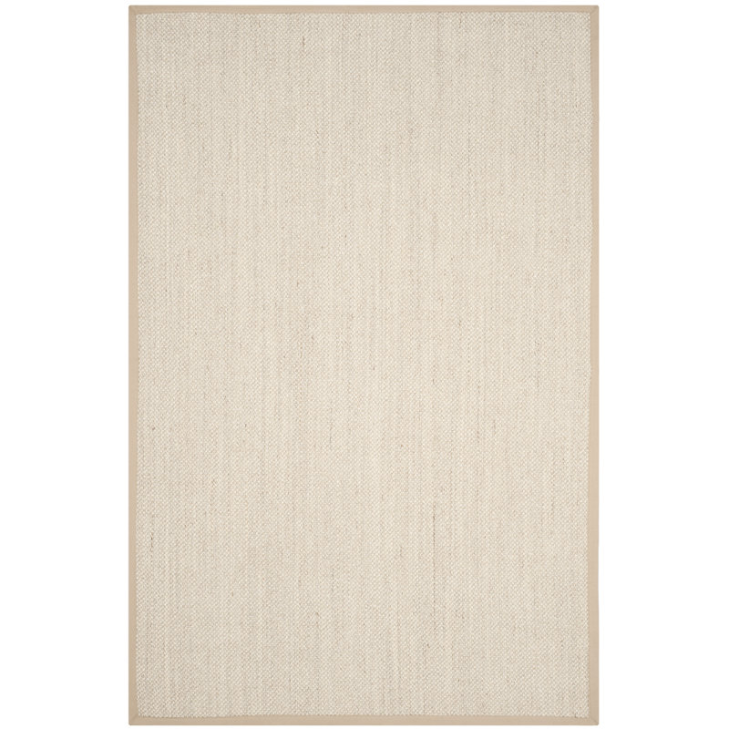 Torbin Sisal Marble/Linen Area Rug, Rectangle 274 x 366cm