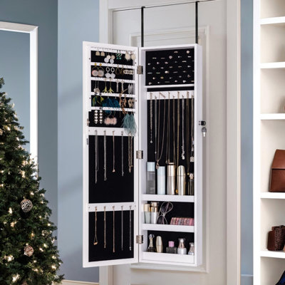 Armoire à bijoux avec miroir Mercedys