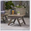 Table d'appoint d'extérieur en bois d'acacia Sedona