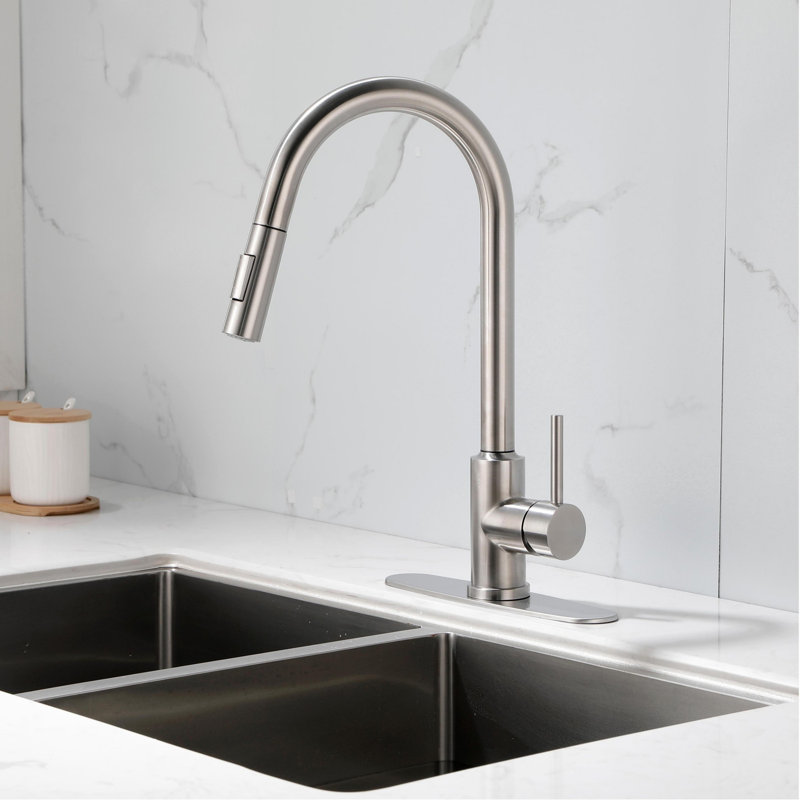 Robinet de cuisine avec douchette extractible 