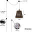 1 - Light Brown Single Pendant