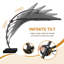 Parasol en porte-à-faux 12 pi Bersa avec inclinaison infinie, mât en aluminium, housse de protection et sac de sable -854283785-876387122