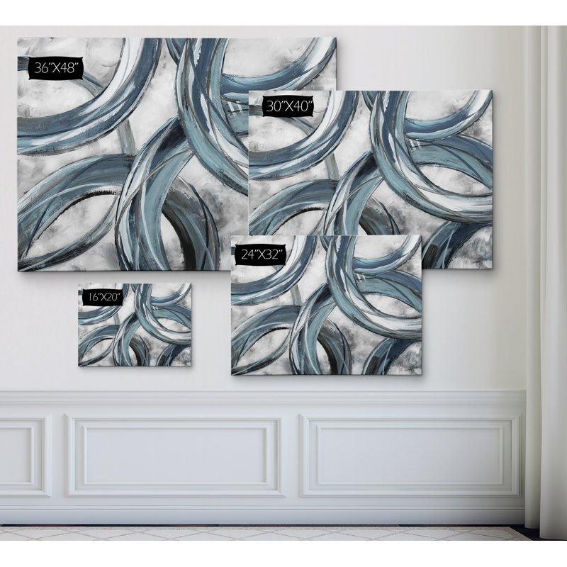 " Ring Around ", 24" H x 32" W, Wrapped Canvas, No Frame