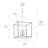 8 - Light Steel Dimmable Lantern Square / Rectangle Chandelier-2060552722-2060552731