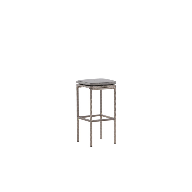 Jante Metal Outdoor Stool with Cushion