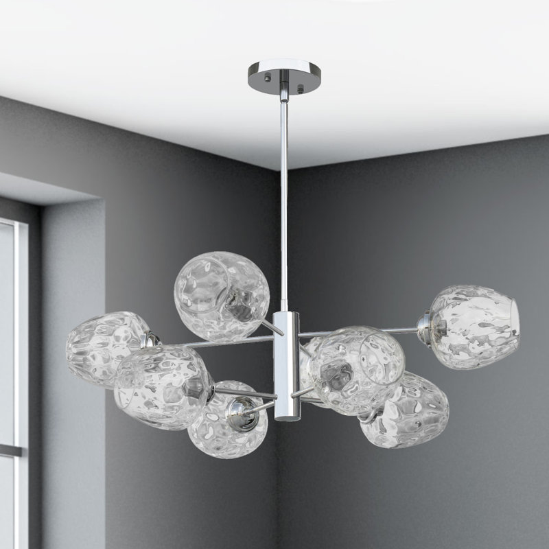 Nateria Dimmable Sputnik Linear Chandelier
