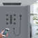Modena Phone Controlled Thermostatic Shower System with LED Display