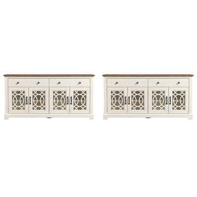 Ensemble de 2 buffets de rangement Wragby