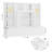 All-in-One 54''W Storage Bookcase with Hidden Drawers and  Adjustable Shelves-259999706