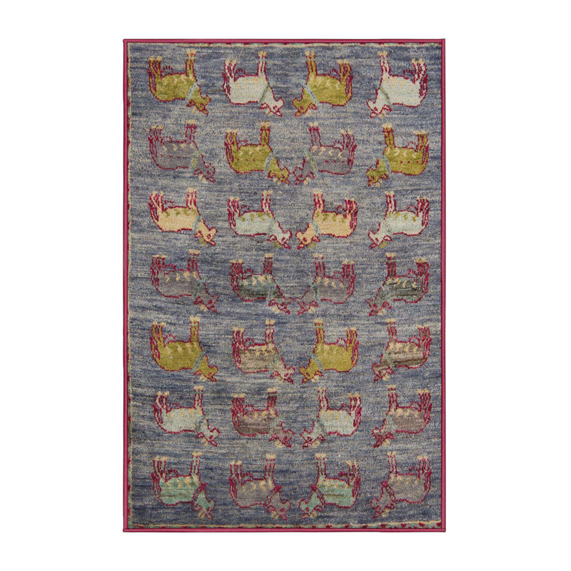 Abstract Indoor Rug, Rectangle 5' x 8'