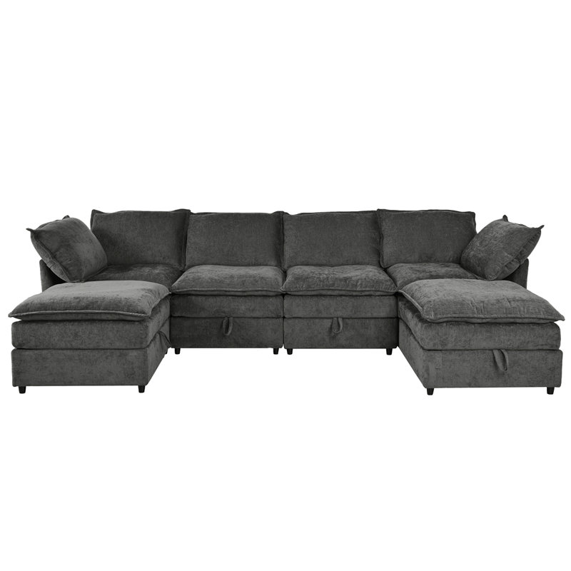 Canapé modulaire gris